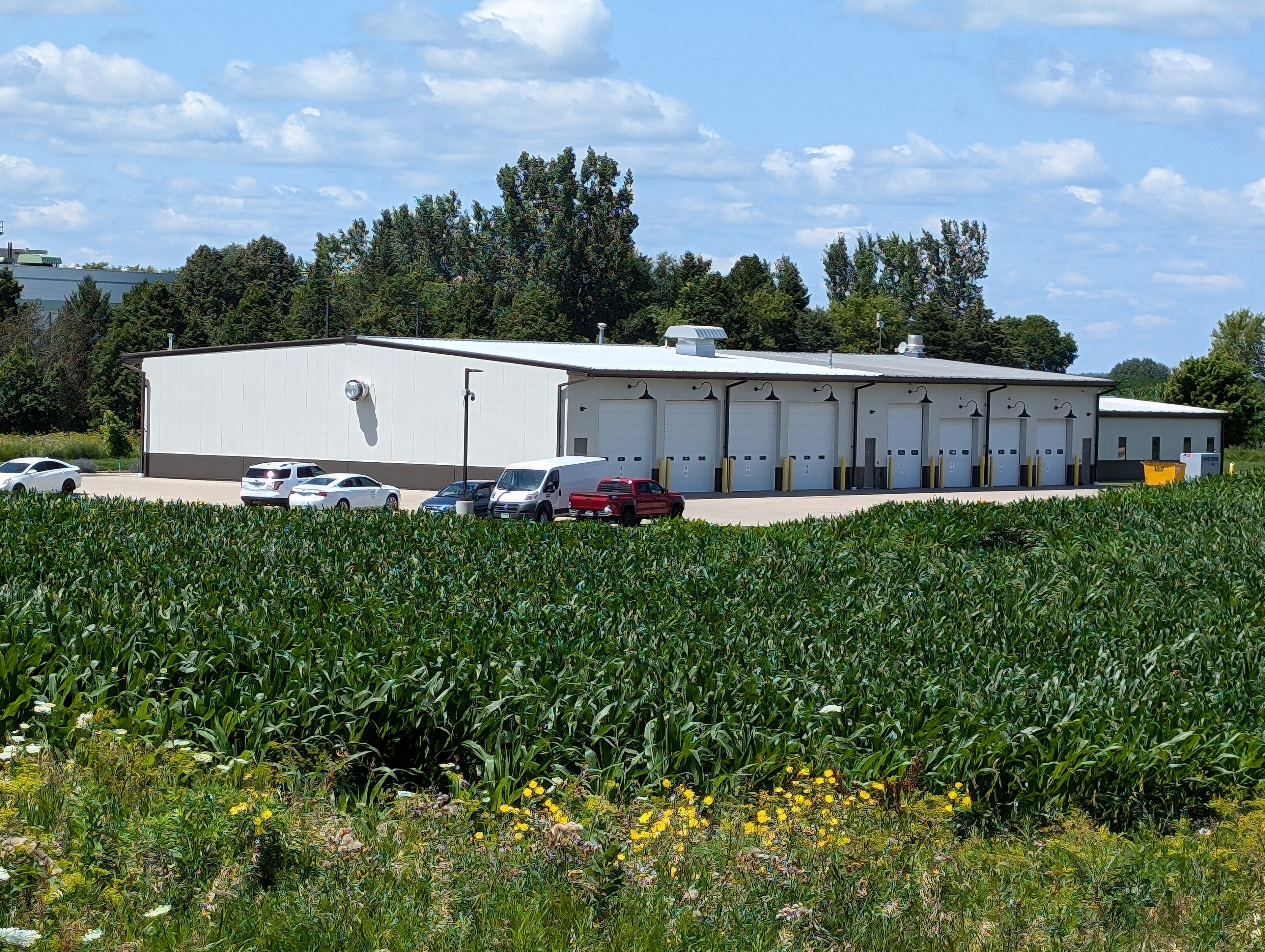 Mayo Clinic Ambulance Post — commercial building with loading docks